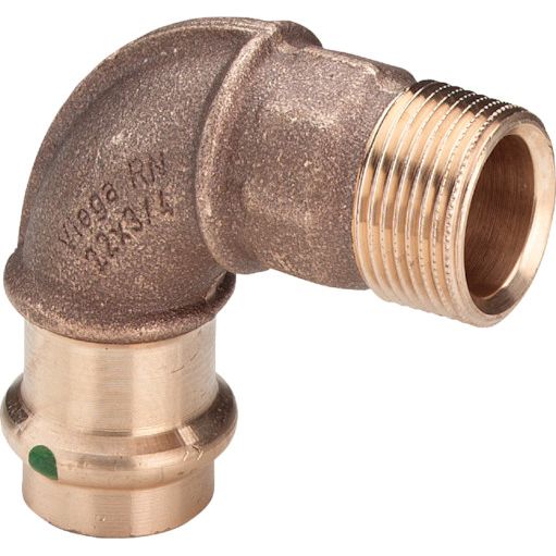 Viega - Bogen 90 Grad SANPRESS 2214 54mm x 2 AG Siliziumbronze