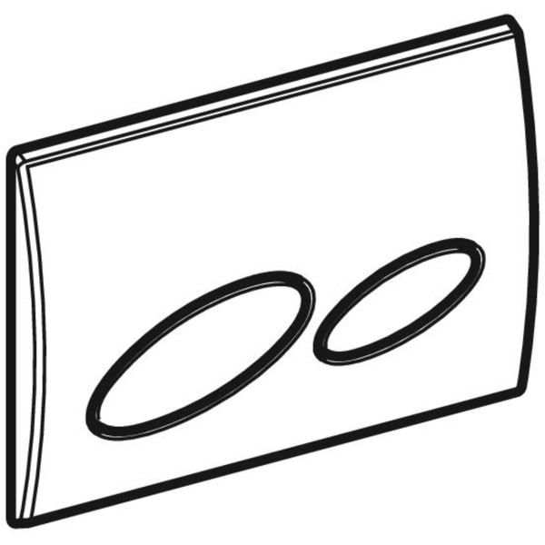 Geberit Vertriebs - Kappa20 BetPl., für 2-Mengen-Sp. weiß