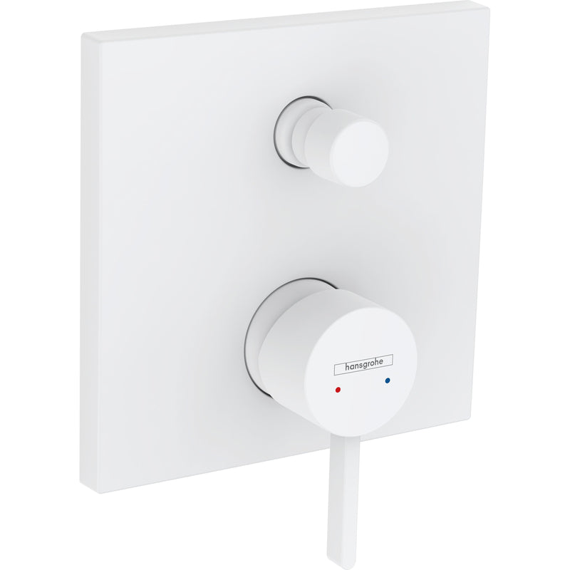 Hansgrohe - Wannenmischer Unterputz FINORIS F-Set m.Sicherungskombination mattweiß