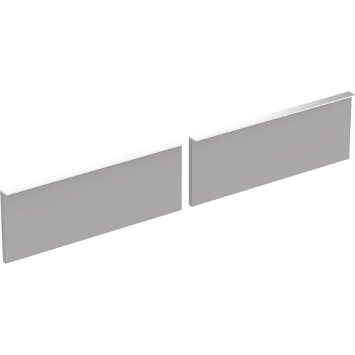 Geberit Vertriebs - Schubladenfront Platin, 2 Stück ICON WTU 840322