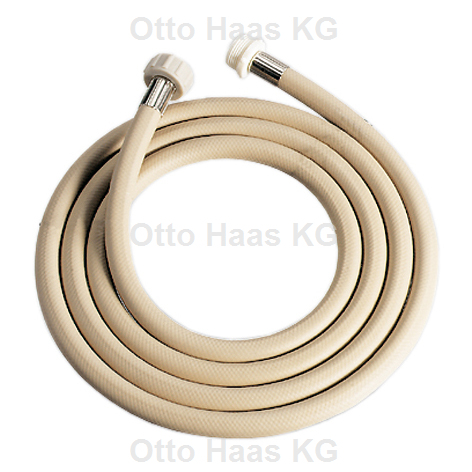 Otto Haas KG - Gummi-Verlängerungsschlauch grau 3/8, 1500mm