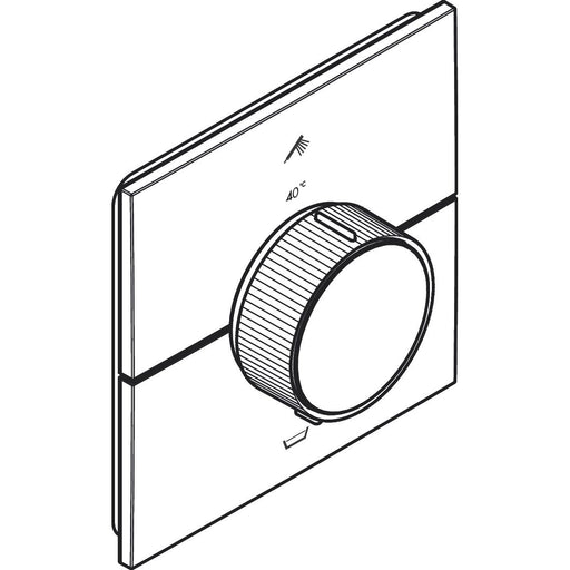 Hansgrohe - Thermostat UP Axor ShowerSelect ID Fertigset 2 Verbr.Sicherungsk.square MSW