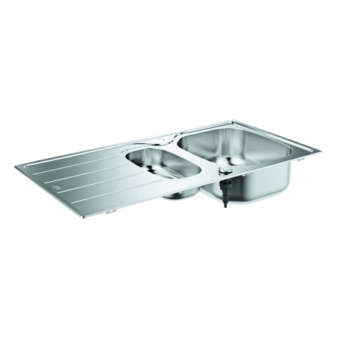 Grohe - Edelstahlspüle K200 31564_1 mit 1,5 Becken Abtropffläche 965x500mm