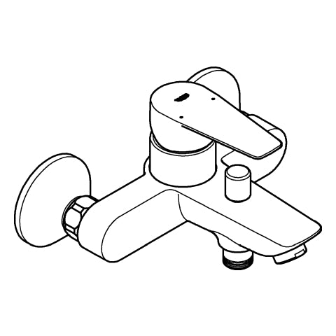 Grohe - EH-Wannenbatterie BAUEDGE 23604_1 Wandmontage eigensicher chrom