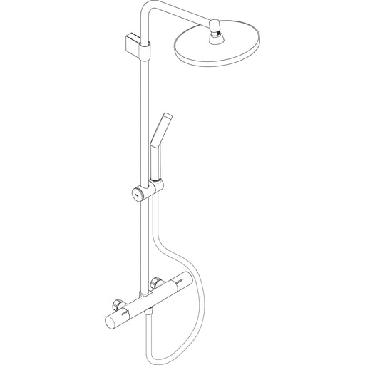Hansgrohe - Activera S Showerpipe 240 1jet EcoSmart mit Ecostat Fine chrom