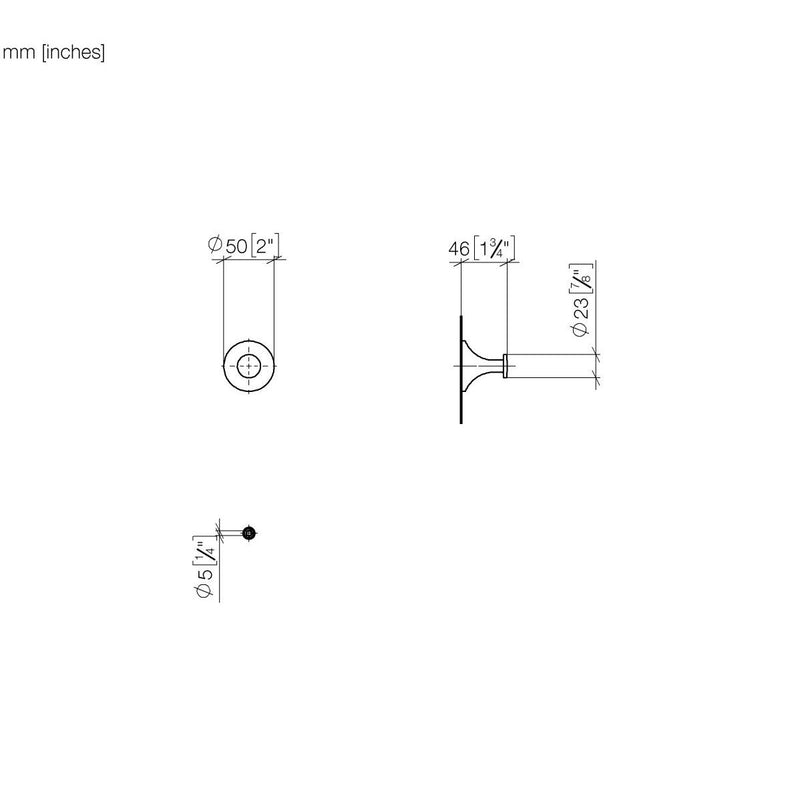 Dornbracht - Haken VAIA 83251809 platin