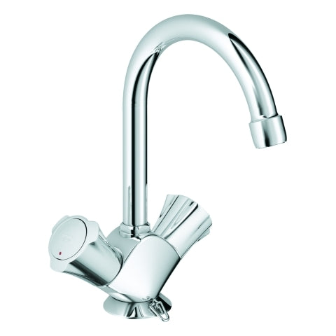 Grohe - Zweigriff Wascht.-Batt. Costa Neu 21337001 chrom m.flex. Anschl