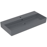 VILLEROY & BOCH - Waschbecken Memento 2.0 1000x470mm re-eckig 1HL. m. ÜL. Graphite cplus