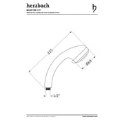 Herzbach - MODENA DUO Handbrause 2-fach verstellbar chrom