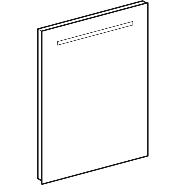 Geberit Vertriebs - Lichtspiegel RENOVA NR.1 COMPRIMO 500x650x35mm