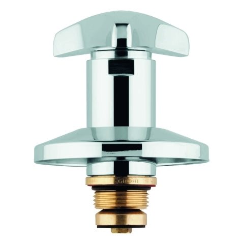 Grohe - Oberteil 3/4 für UP-Ventil 11505 Trecorn Griff Mark. rot 3/4 chrom