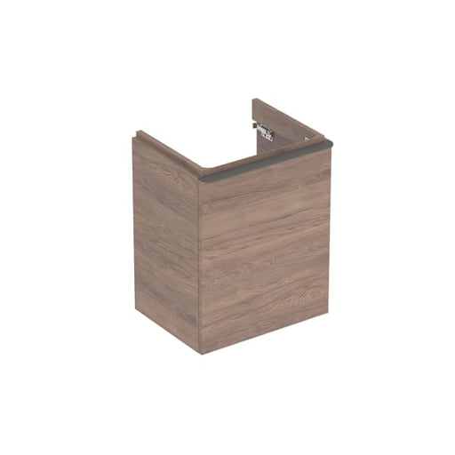 Geberit Vertriebs - Smyle Square US für HWB, m. 1 Tür re 49,2x61,7x40,6cm, Nussbaum