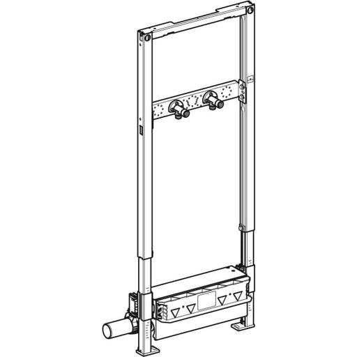Geberit Vertriebs - Duofix Element für Dusche 130cm mit Wandablauf Wandarmatur AP d50