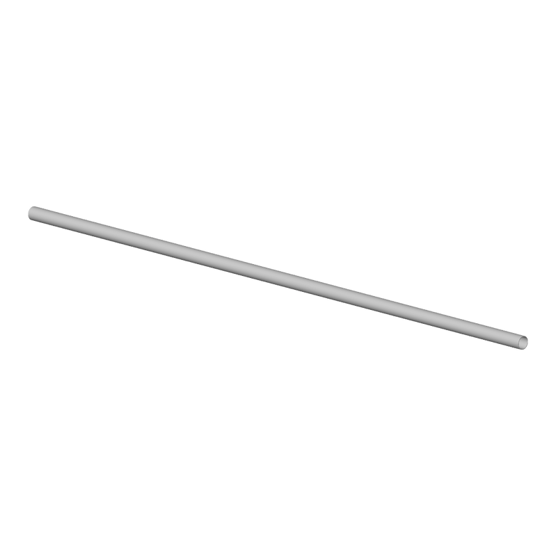 Dornbracht - Rohr Ersatzteile 082822596 D. 18 x 870 mm platin