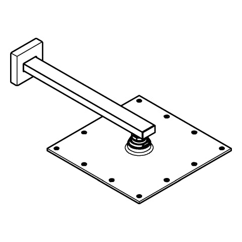 Grohe - Kopfbrauseset Rainshower Aqua 230 26856 1 Strahlart Brausearm 286mm chrom