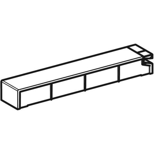 Geberit Vertriebs - Spülkastendeckel zu Monolith Sanitärmodul für WC Aluminum gebürstet