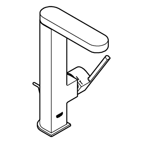 Grohe - EH-WT-Batterie PLUS 23851_3 L-Size schwenkbarer Auslauf supersteel