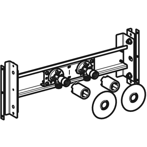 Geberit Vertriebs - Duofix Traverse für AP-Armatur Pos. Armatur variabel mit Bef