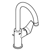 Grohe - EH-Waschtischbatterie BAUEDGE 23760_1 L-Size chrom