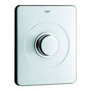 Grohe - Deckplatte 43193 Edelstahl mit Druckknopfbetätigung
