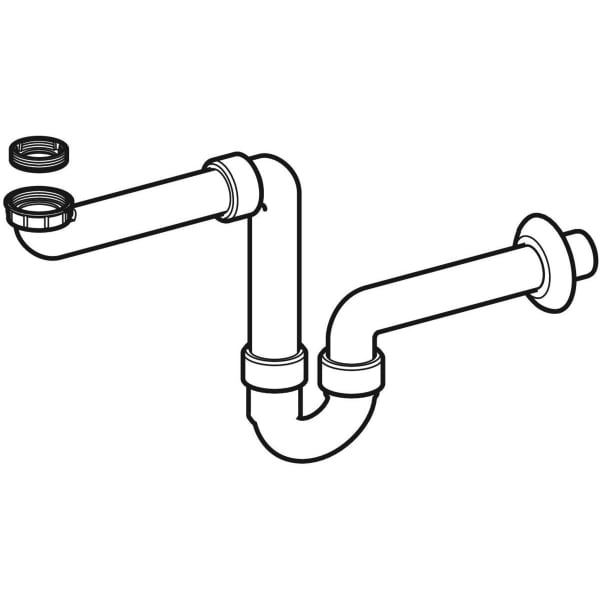 Geberit Vertriebs - Waschtisch-Ablauf für Einbauwaschtisch GEBERIT # 151.107.11.1 weiß