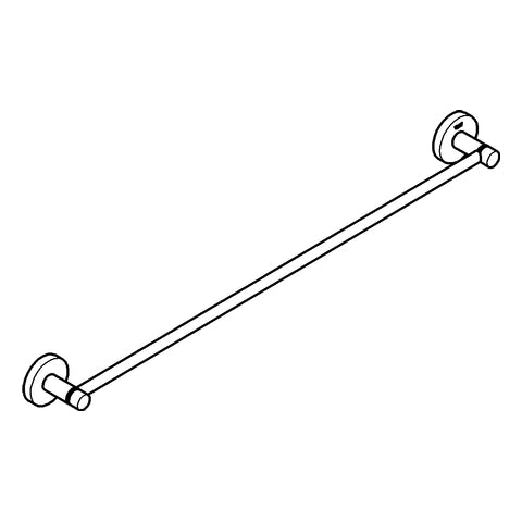 Grohe - Badetuchhalter ESSENTIALS 40366 600mm hard graphite