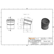 Gebr. Ostendorf - Safe Bogen DN/OD110 15Grad