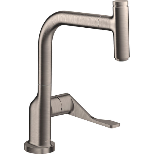 Hansgrohe - Spültischmischer Select AXOR Citterio edelstahl-optik mit Ausziehauslauf