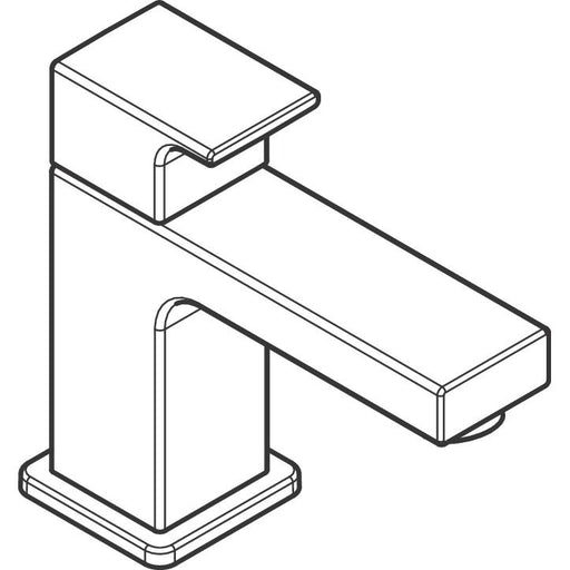 Hansgrohe - Standventil 70 VERNIS Shape mattschwarz ohne Ablaufgarnitur