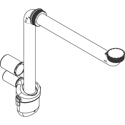 Hansgrohe - Raumsparsiphon f. Waschtische 50mm