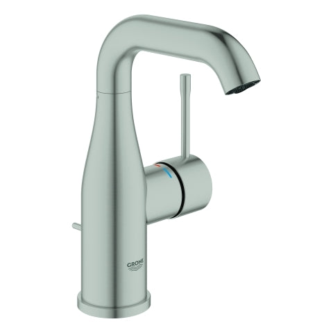 Grohe - EH-WT-Batterie ESSENCE 24173_1 M-Size schwenkbarer U-Auslauf supersteel
