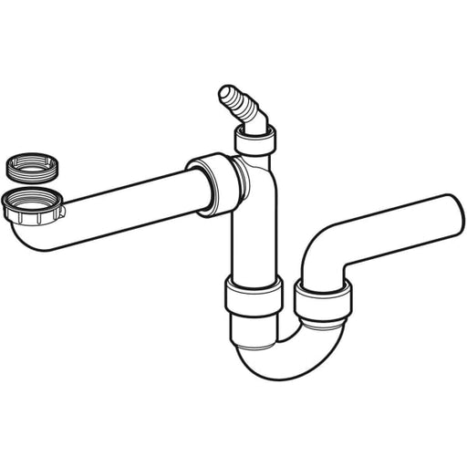 Geberit Vertriebs - Rohrbogengeruchsverschluss für ein Spülbecken Raumsparmodell G1 1/2x40