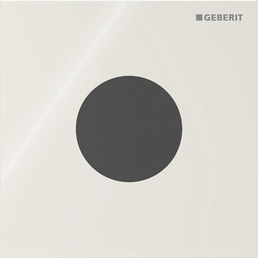 Geberit Vertriebs - Typ 40 UR-Strg. m. elektron. Sp-Ausl. Batt.-Betr., Round, Glas, sand-grau