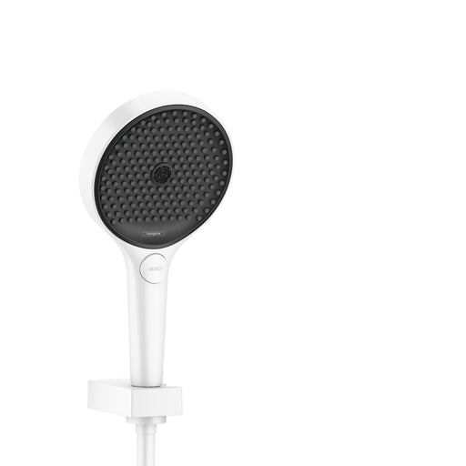 Hansgrohe - Brausenset RAINFINITY 130 3jet Porter mattweiß mit 1600mm Brauseschlauch