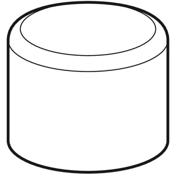 Geberit Vertriebs - Kappe für Rohrende PE transparent d12
