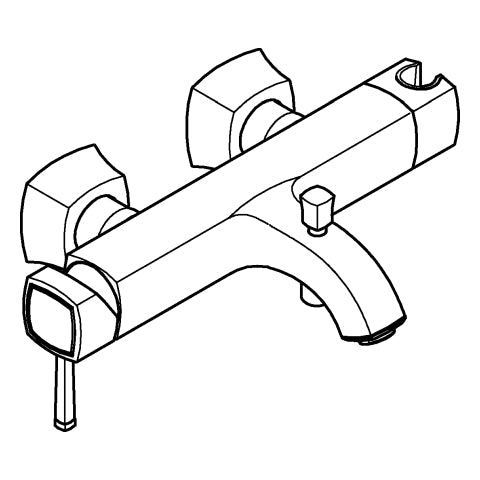 Grohe - Einhand-Wannenbatterie Grandera 24374 Wandmontage chrom