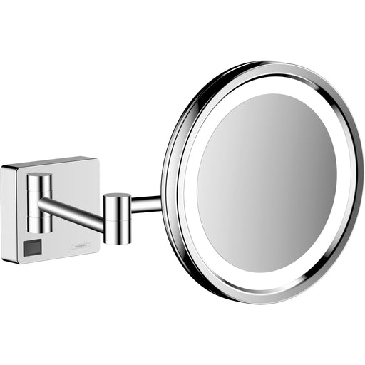 Hansgrohe - Rasierspiegel ADDSTORIS chrom mit LED Licht