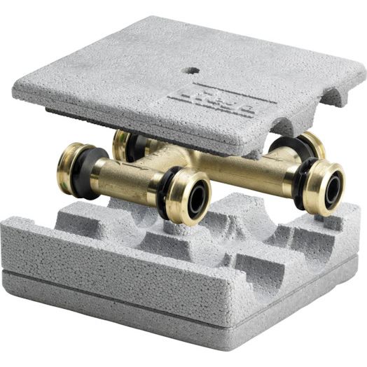 Viega - Kreuzungs-T-Stück RAXOFIX 5349 20mm x 16mm x 20mm Messing