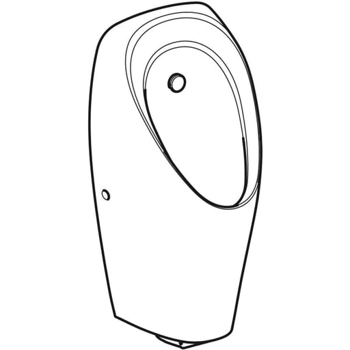 Geberit Vertriebs - Urinal TAMINA, mit integrierter Steuerung, autarke Stromversorgung