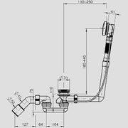 Sanitärtechnik Eisenberg - Sanit�rtechnik Eisenberg Ab-u.Überlaufgarnitur BASIC