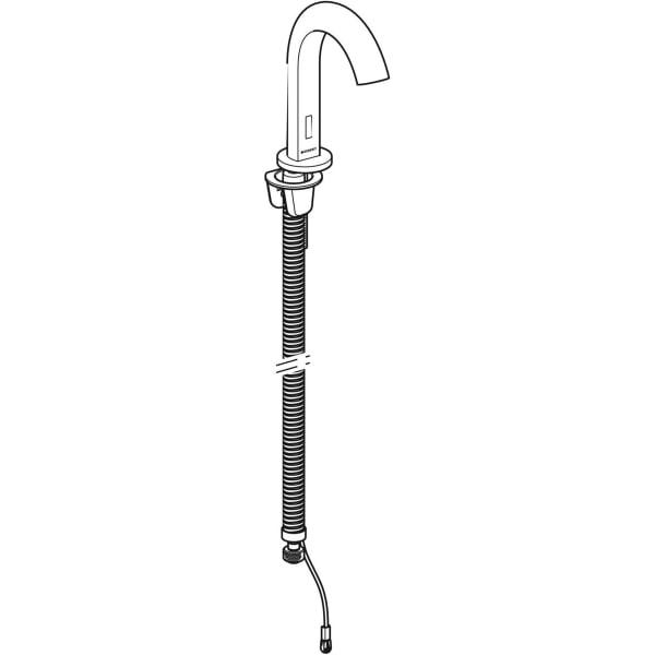Geberit Vertriebs - Piave WT-Armatur, Standmontage schwarz matt / Etc