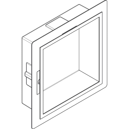 Hansgrohe - XtraStoris Individual Wandnische mit Designrahmen 300x300x100mm MSW/BBC
