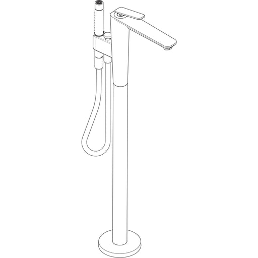 Hansgrohe - Wannenmischer Bodenstehend Axor Citterio C chrom