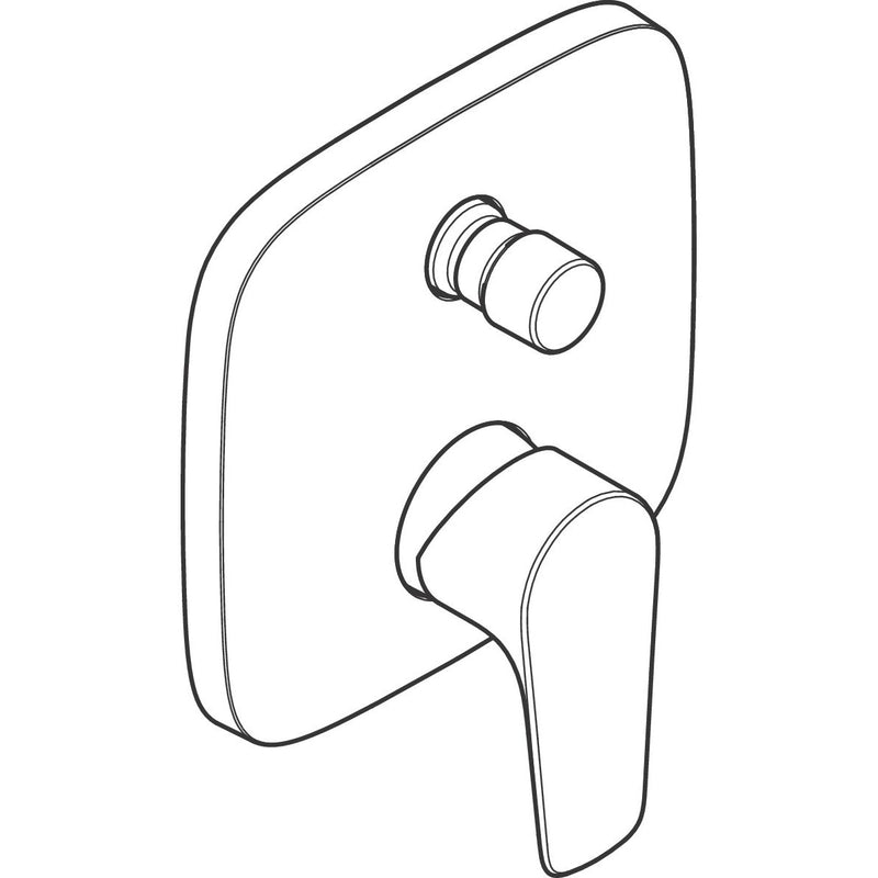 Hansgrohe - Wannenmischer Unterputz TALIS E Fertigset mattschwarz
