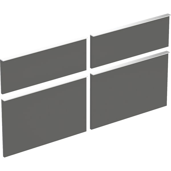 Geberit Vertriebs - Schubladenfront Lava matt, 4 Stück zu ICON 841421