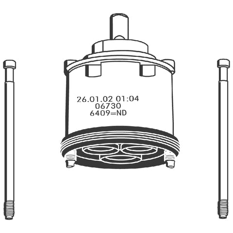 Grohe - Kartusche Niederdruck 46409 Keramik