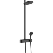Hansgrohe - Showerpipe PULSIFY 260 2jet mit Brausethermostat Aufputz mattschwarz