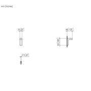 Dornbracht - Haken SYMETRICS 83251980 platin