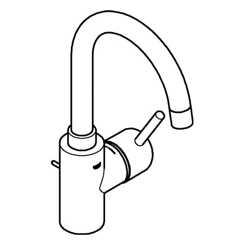 Grohe - EH-Waschtischbatterie CONCETTO 32629 L-Size Bogenauslauf chrom