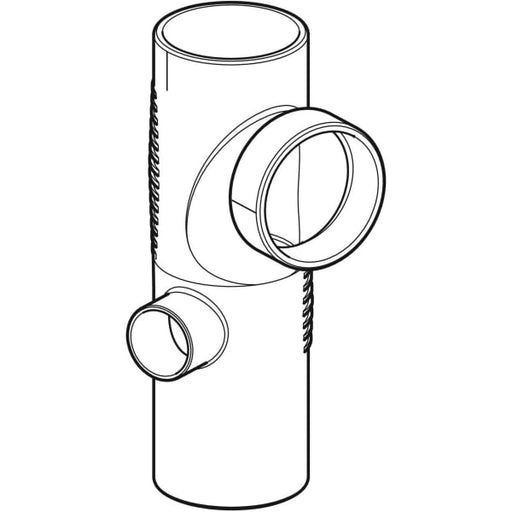 Geberit Vertriebs - Silent-db20 Kombibogeneckabzweig 88,5Gr links d110/110/56
